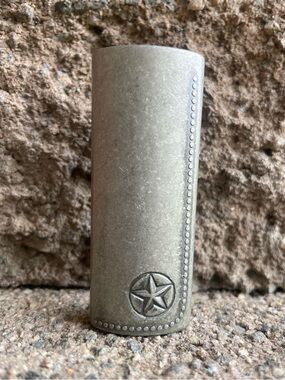 Vintage 1990s Marlboro "Lone Star" Metal Lighter Case Sleeve